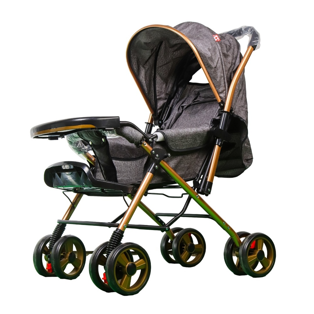 عربية اطفال المونيوم رمادي - T998