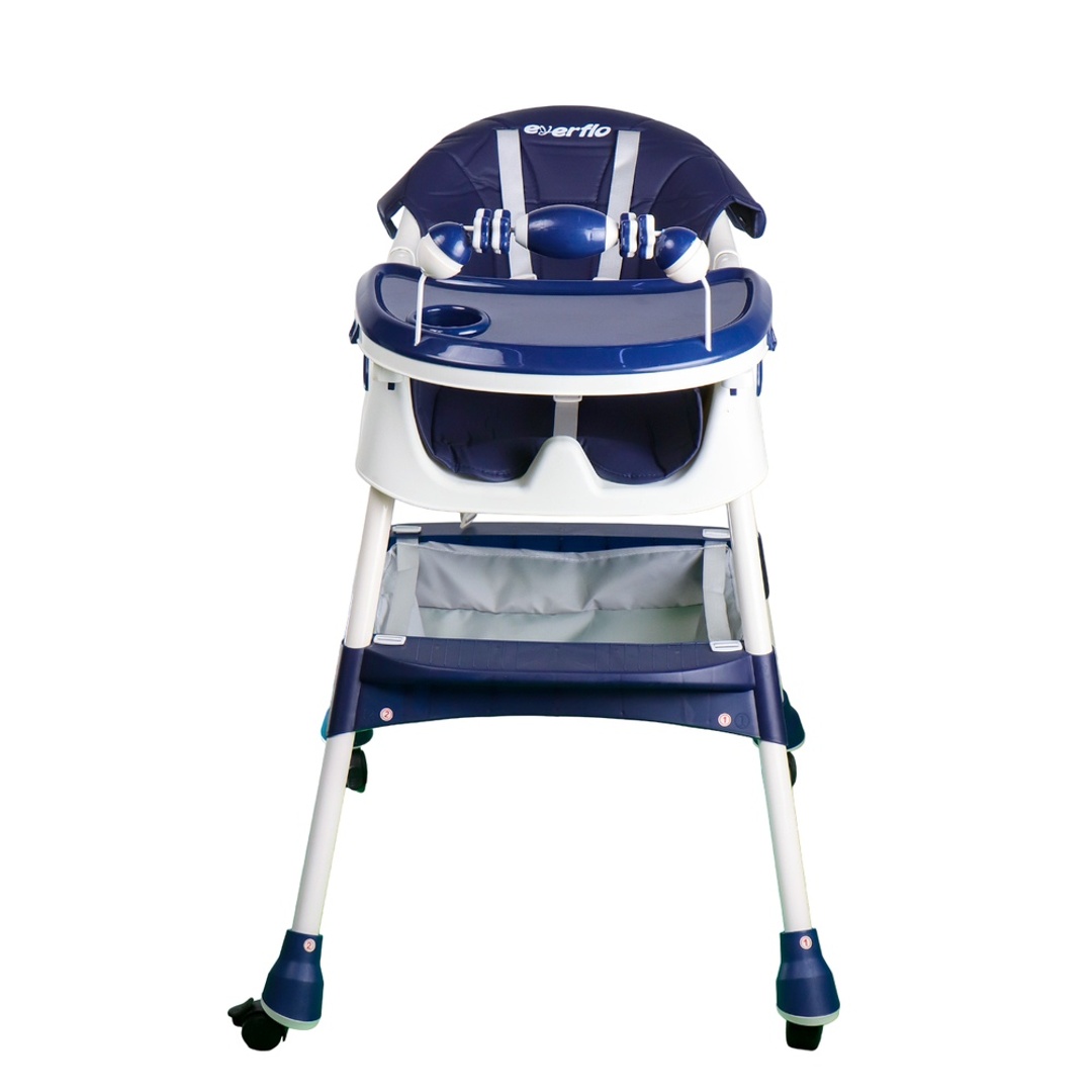 كرسي طعام هزاز جلد مبطن مع العاب و ظهر متحرك - E660