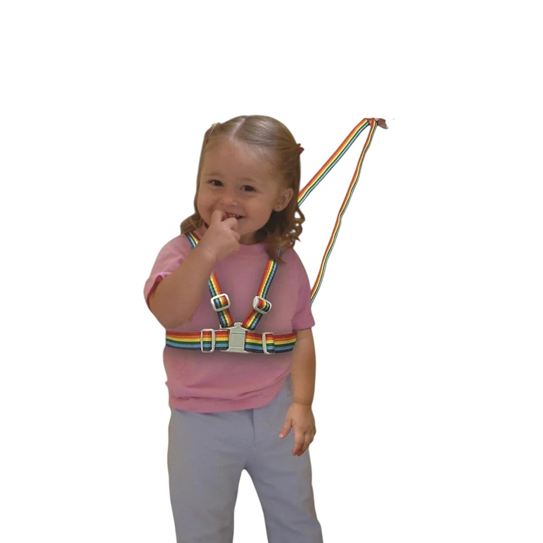 حزام أمان للأطفال بالوان قوس قزح - G203