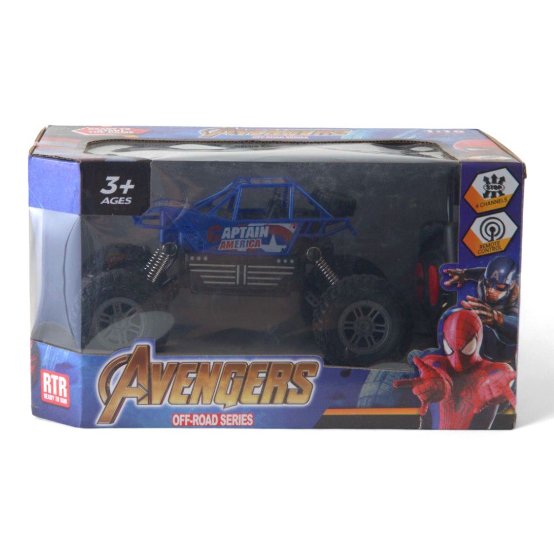 سياره باجي افنجرز كابتن امريكا 1/18 مع ريموت - 103B