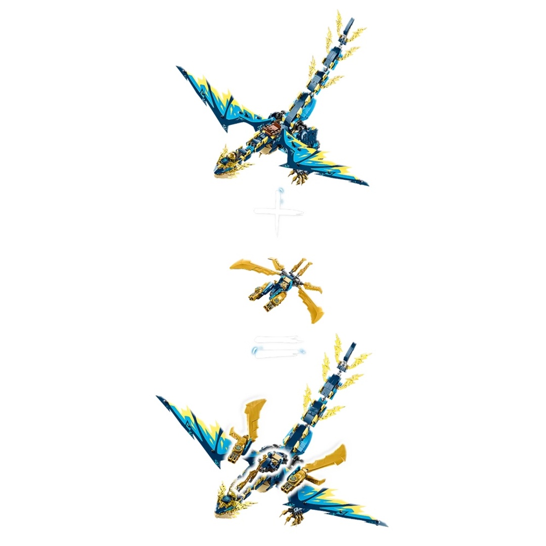 ليجو تنين العناصر ضد ملك الألي 1038 قطعة - 71796