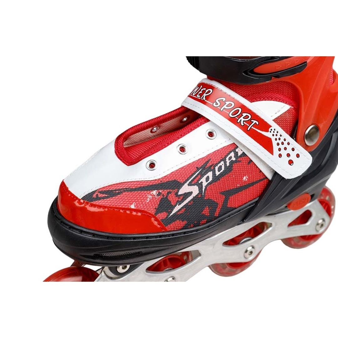 باتيناج رياضي مقاس متوسط - احمر - 4002M