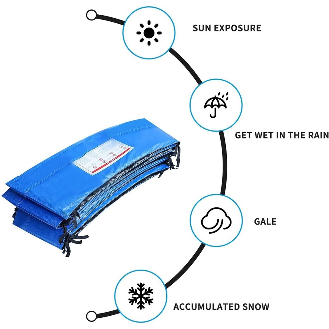ترامبولين للأطفال مع شبكة الحماية و سلم 6 قدم - 6FT