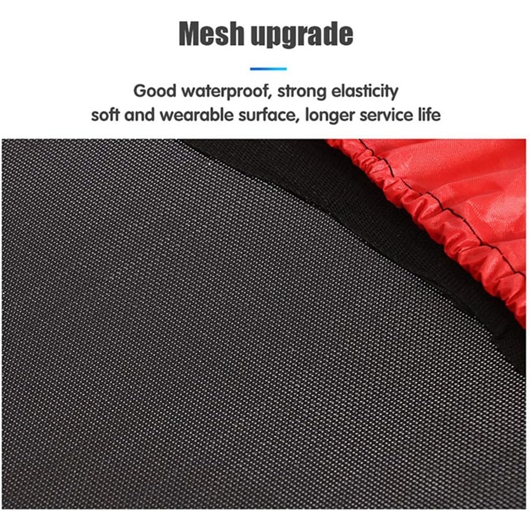 ترامبولين للأطفال مع شبكة الحماية و فتحة الدخول - أحمر