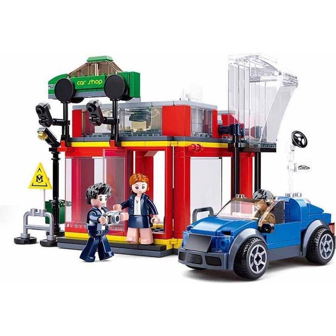 مكعبات متجر خدمات مبيعات السيارات 302 قطعة - M38-B0759A