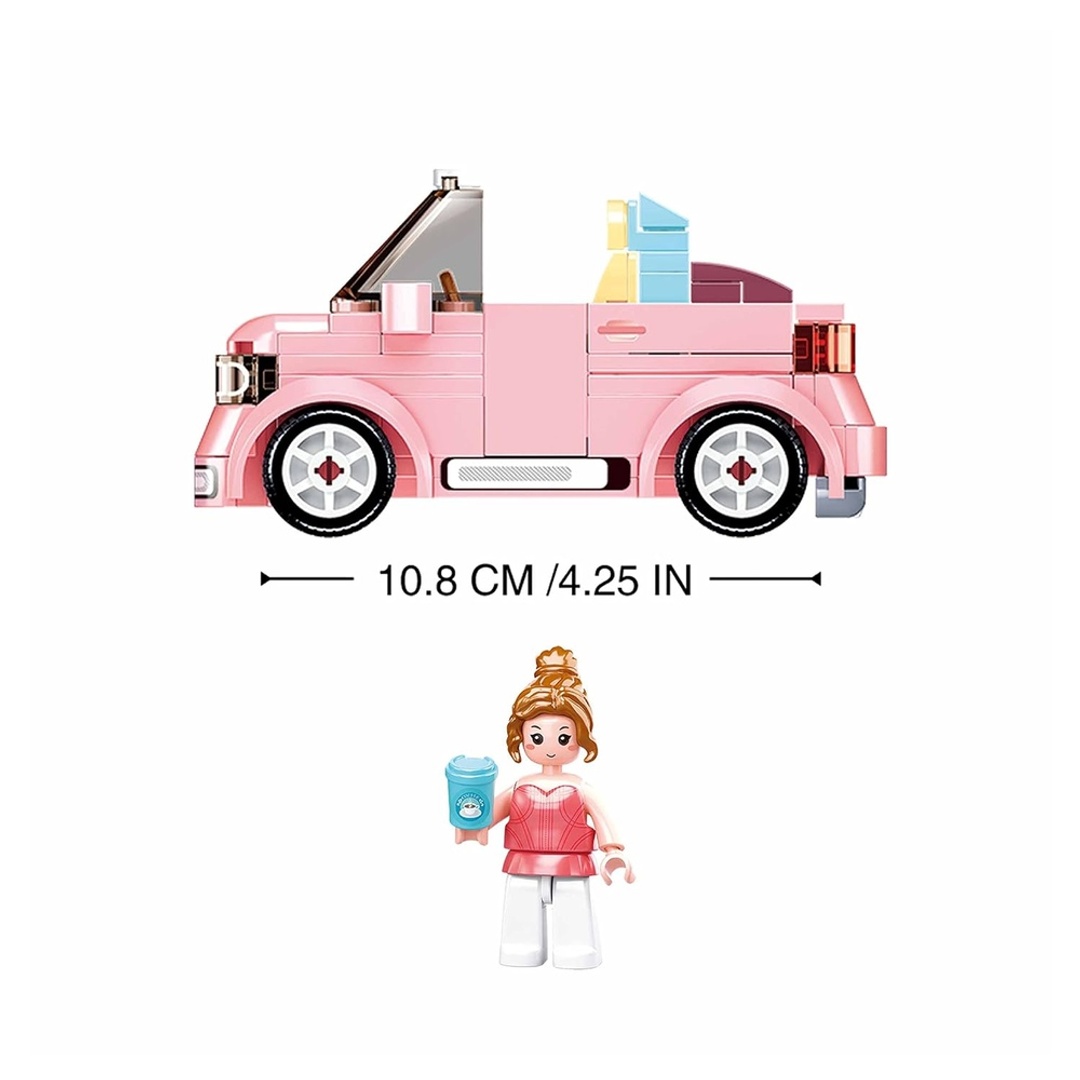 مكعبات سيارة مكشوفة السقف - 245 قطعة - M38-B1086