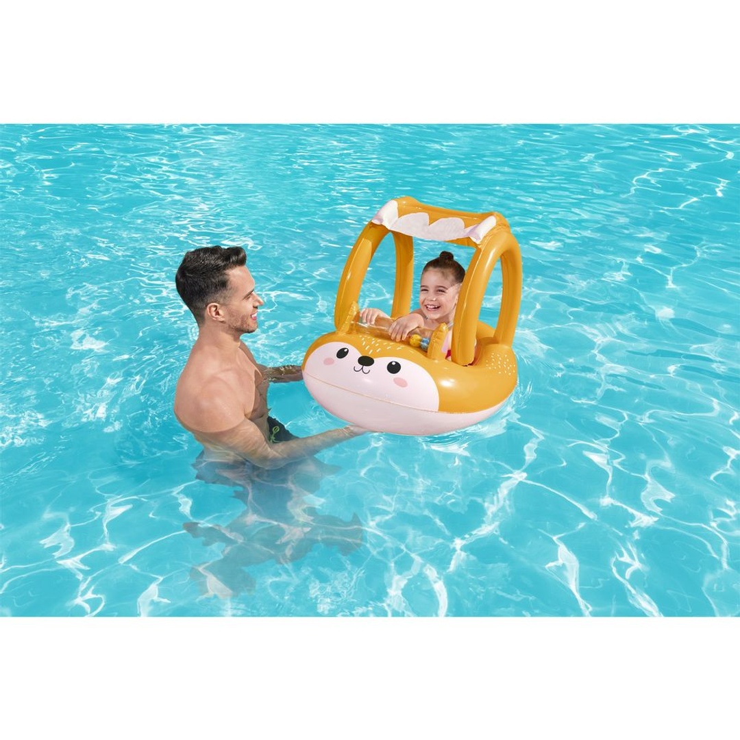 قارب فريندلي فوكس للأطفال مع مظلة للشمس 94x66 سم - 34168