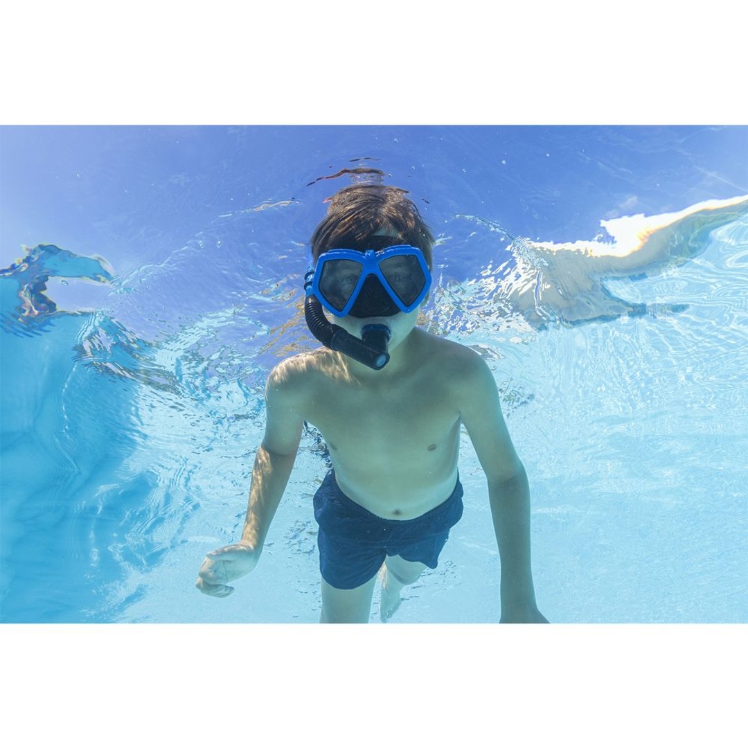 نظارة مع خرطوم للتنفس السطحي ازرق - 24070