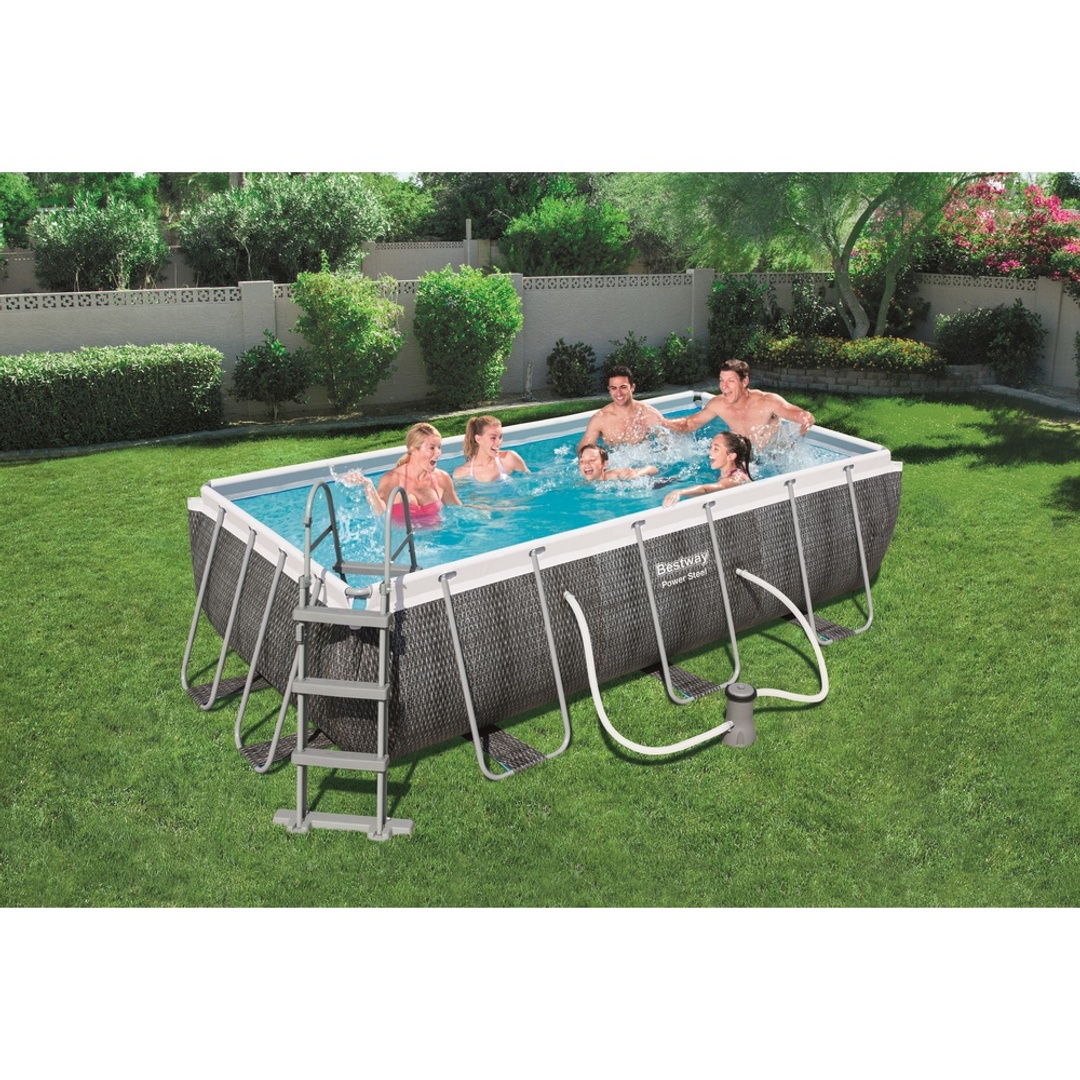 حمام سباحة ضخم كامل مع مضخة تصفية - 56721