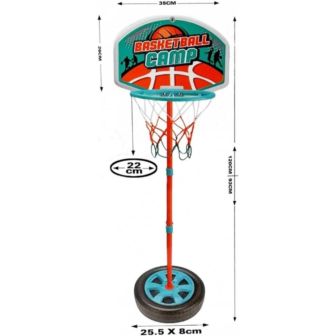 مجموعة لعبة كرة السله مع ستاند الشبكة - 120 سم - LQ1904