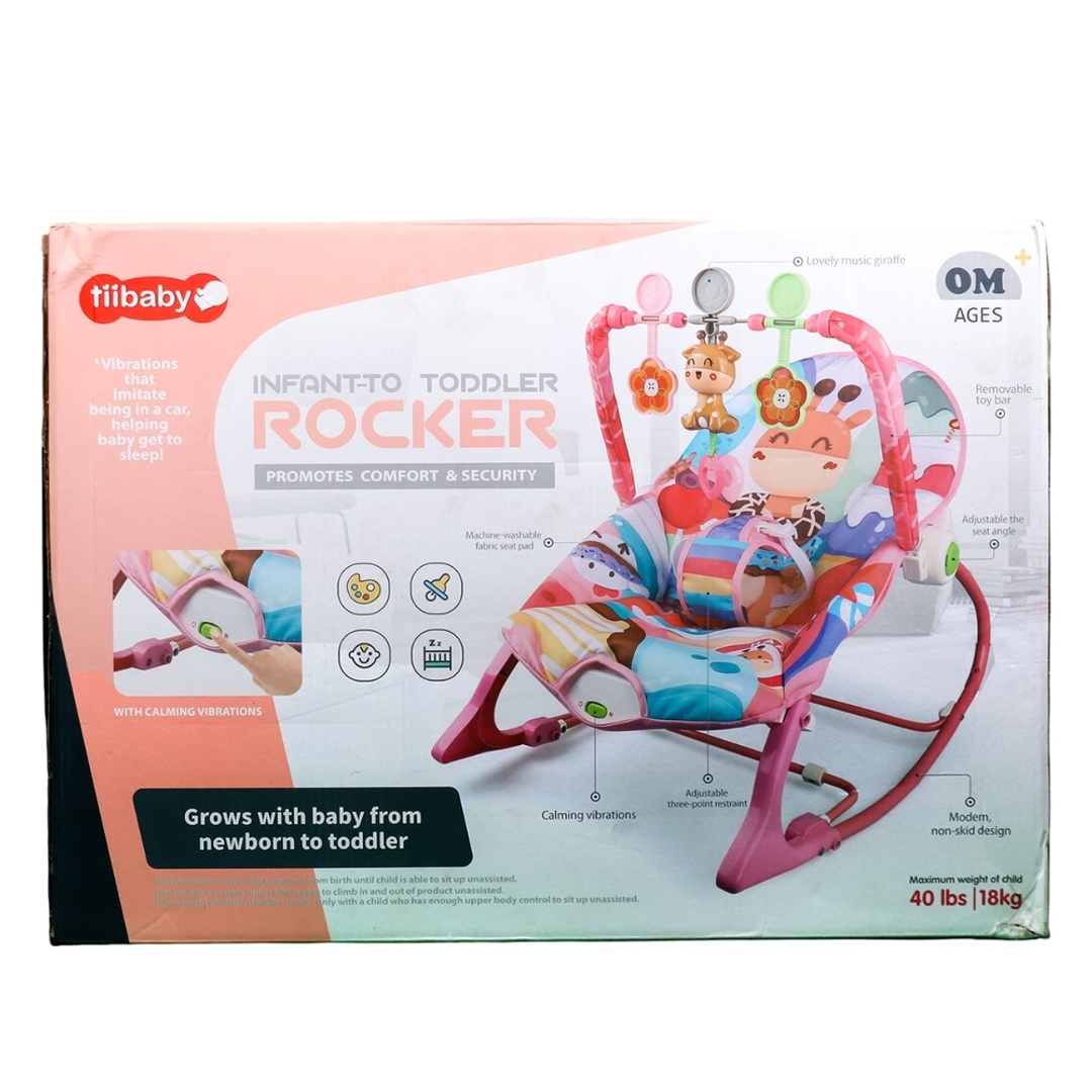 كرسي استرخاء ومقعد قفز مع اهتزازات وموسيقى مهدئة للأطفال - 68153