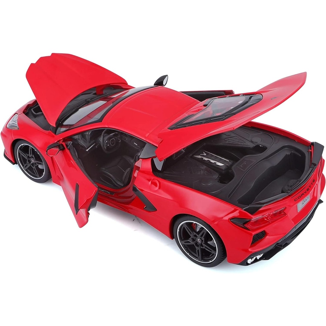 سيارة شيفرولية كورفيت ستينجراي كووب 1/18 - احمر - 31447