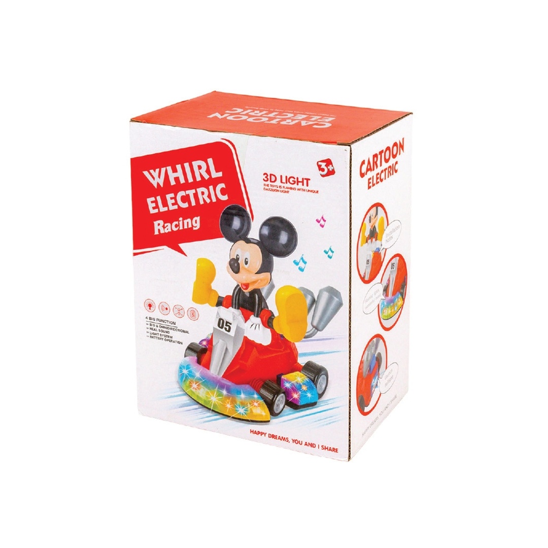 فانوس ميكي ماوس علي شكل سيارة سباق - 8899-50