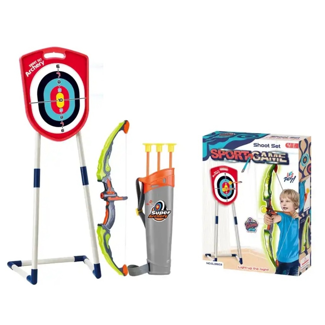 لعبة قوس مع حقيبة الأسهم و ستاند الأهداف - GJ3503
