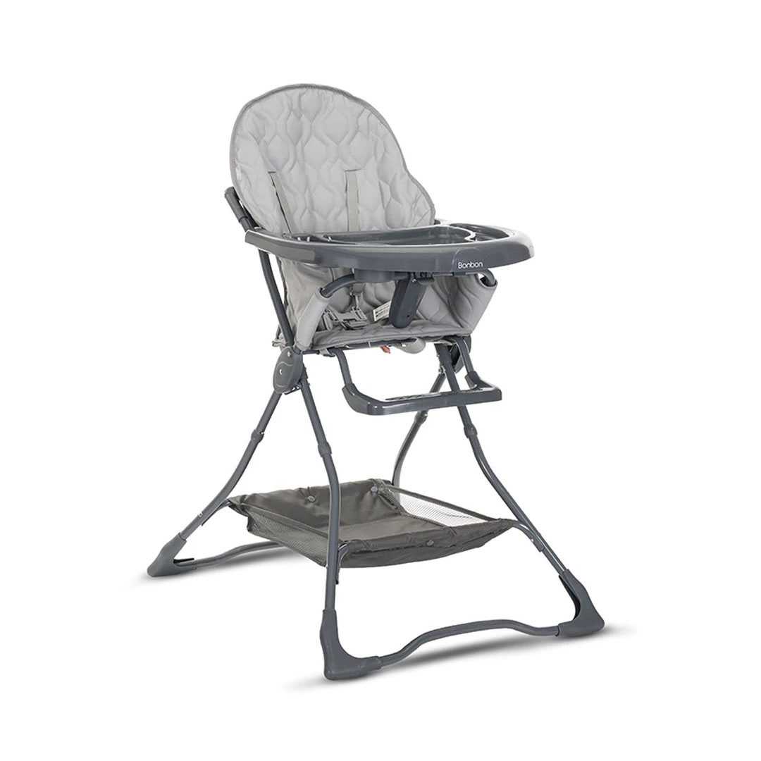 كرسي طعام عالي - رصاصي - 1010031