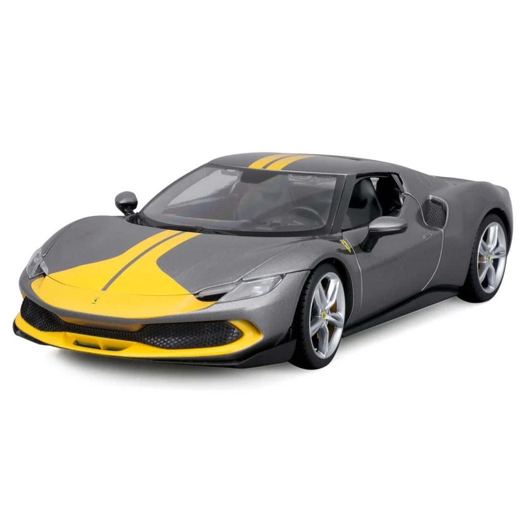 لعبة سيارة فيراري جي تي بي اسسيستو 1/18 - رصاصي - 18-16017