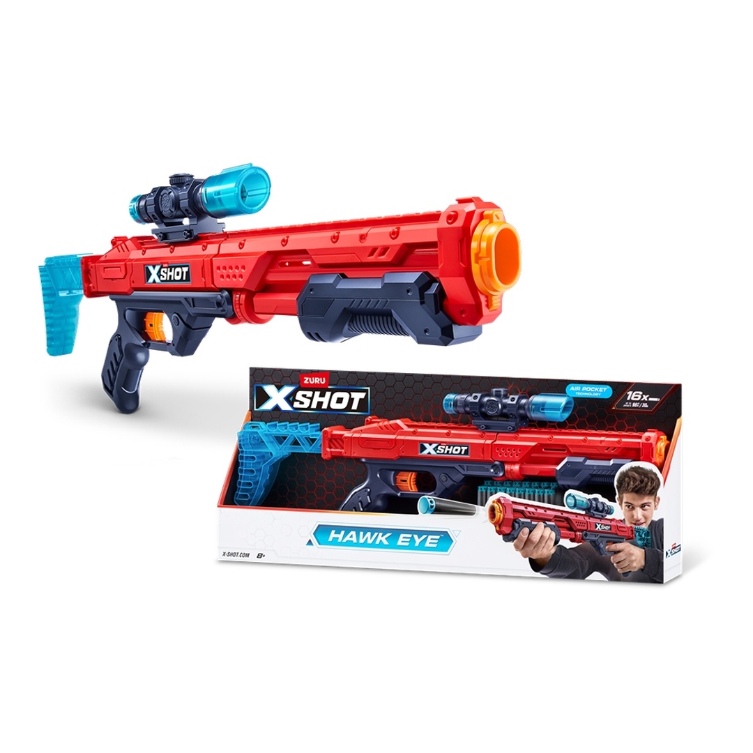 بندقية اكسيل عين الصقر مع 16 طلقة فوم - 36435