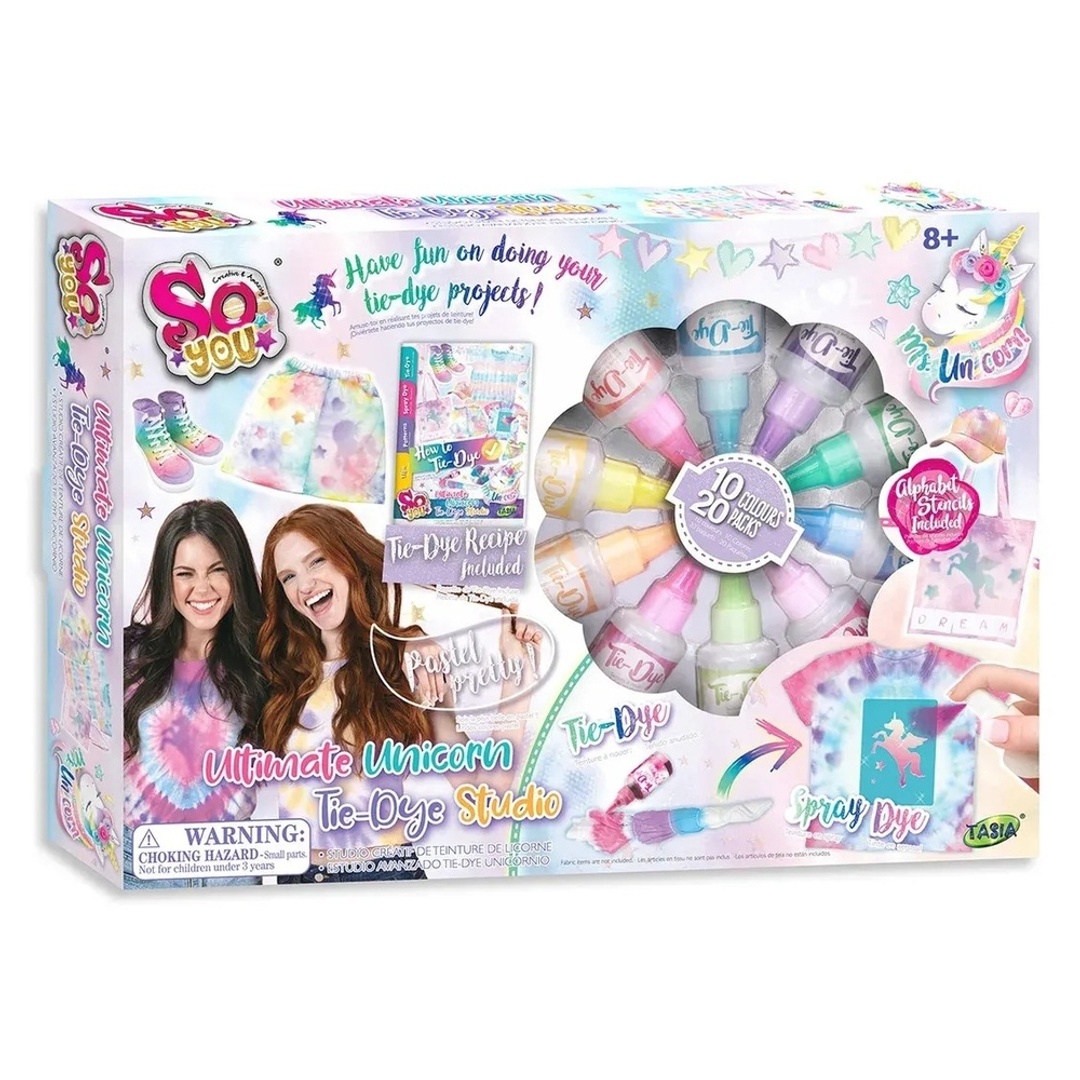 ستوديو الوان وحيد القرن السحري للرسم وطلاء الملابس - T08398-A-A