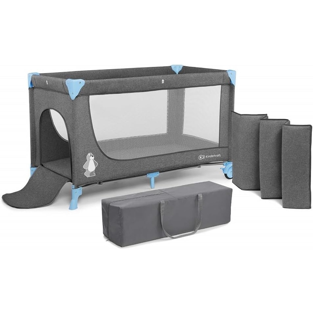 السرير المحمول القابل للطي - أزرق - 11271