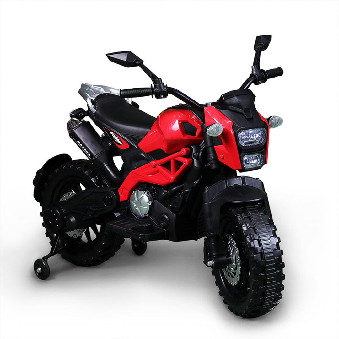 موتسكل اطفال كهربائية - أحمر - DLS-01