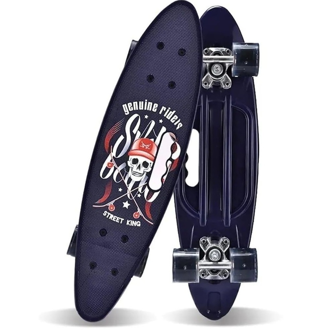 لوح تزلج بشكل جمجمة للاطفال - بنفسجي - 212