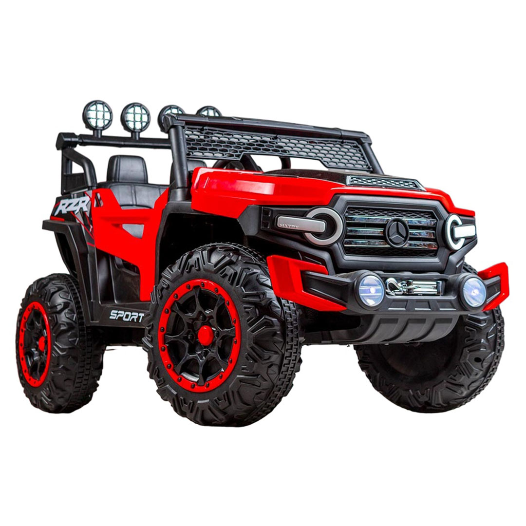 عربية كهربائية للأطفال - أحمر - QWD-999