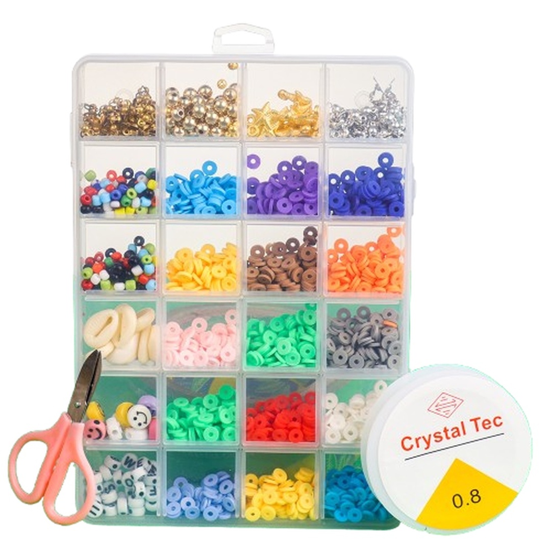 صندوق خرز مع خيط ومقص - MA096