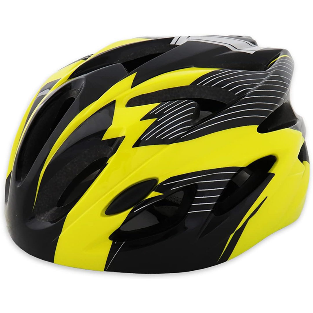 خوذة حماية للأطفال - اصفر مع أسود - 120S