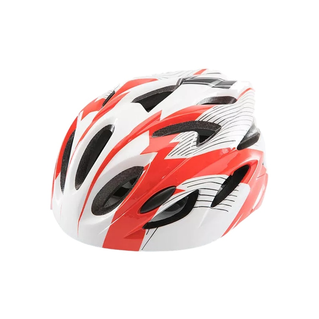 خوذة واقية للأطفال - احمر مع ابيض - YF-120S