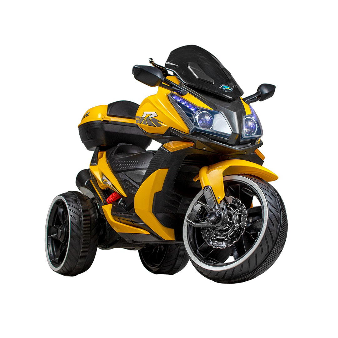 متوسيكل كهربائي للأطفال - اصفر - AK550