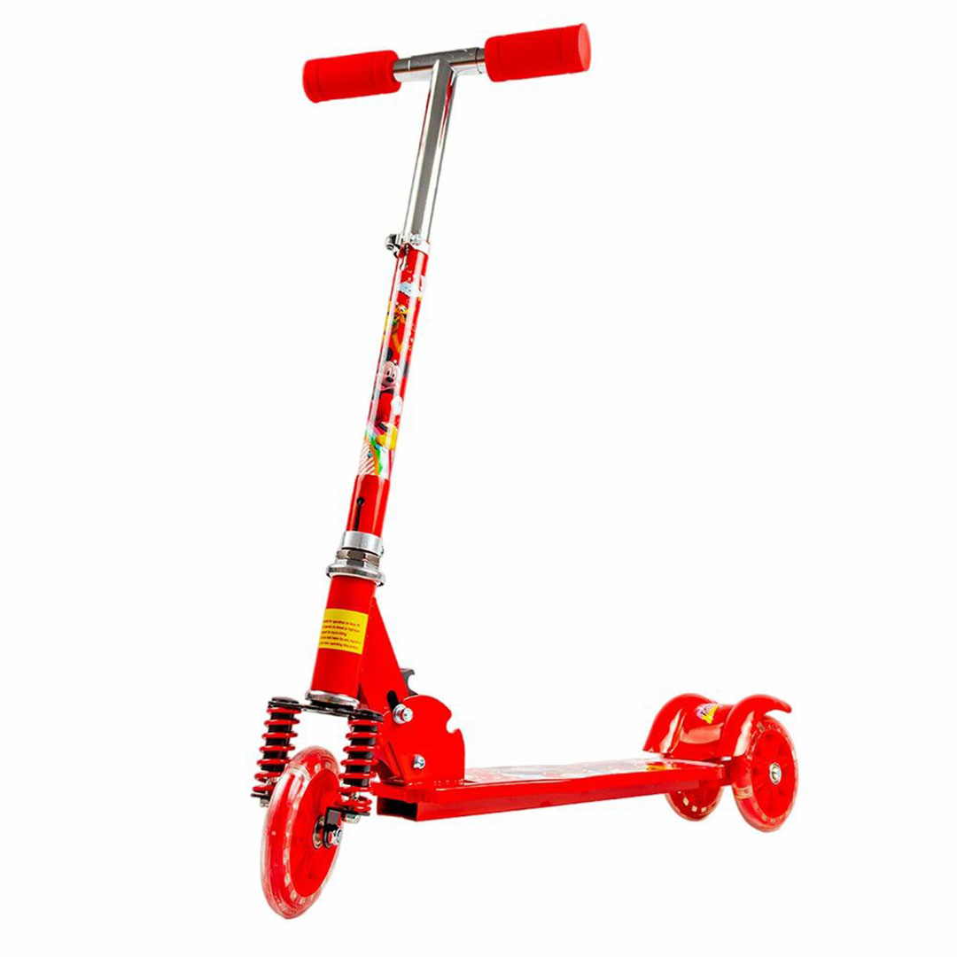 سكوتر اطفال قابل للطي المونيوم - أحمر - 666