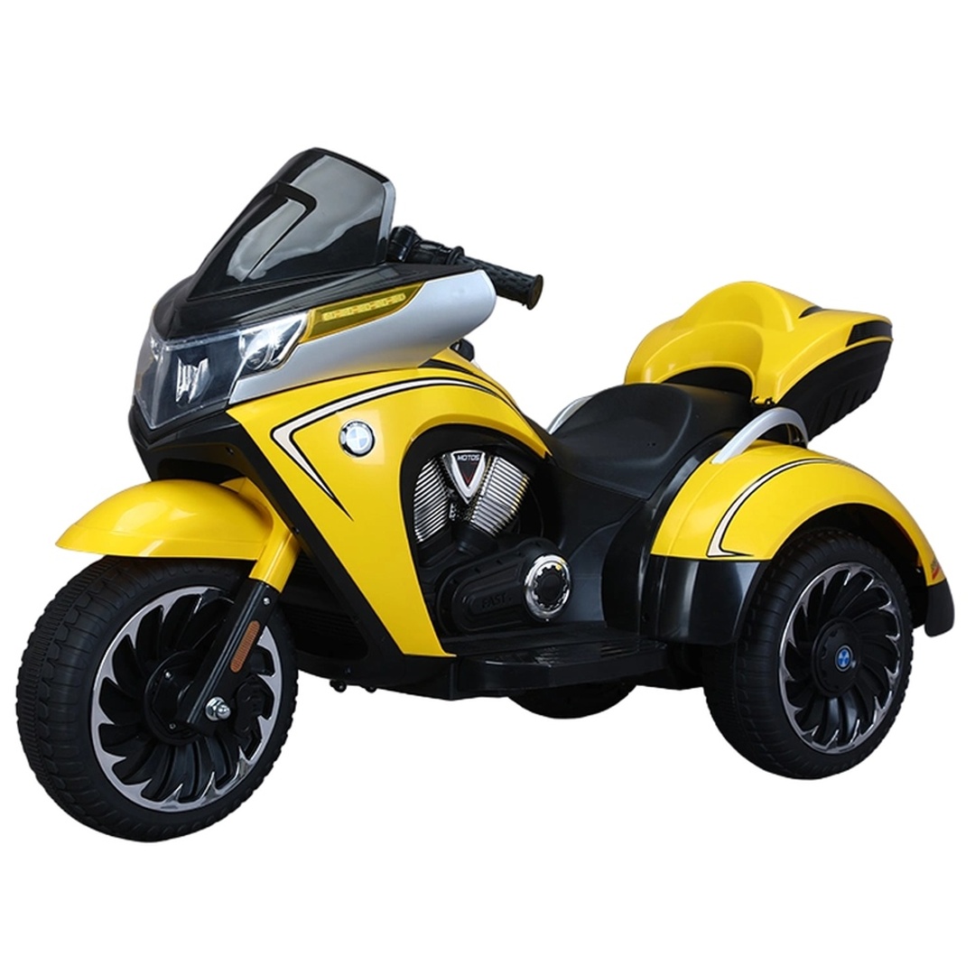 متوسيكل كهربائي للأطفال - أصفر - KP-1028