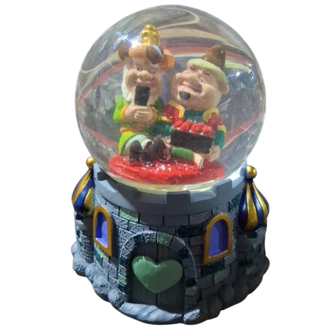 كره الثلج فنانيس مع الشيخ المائية مع الأضواء والموسيقي - FNSK-03