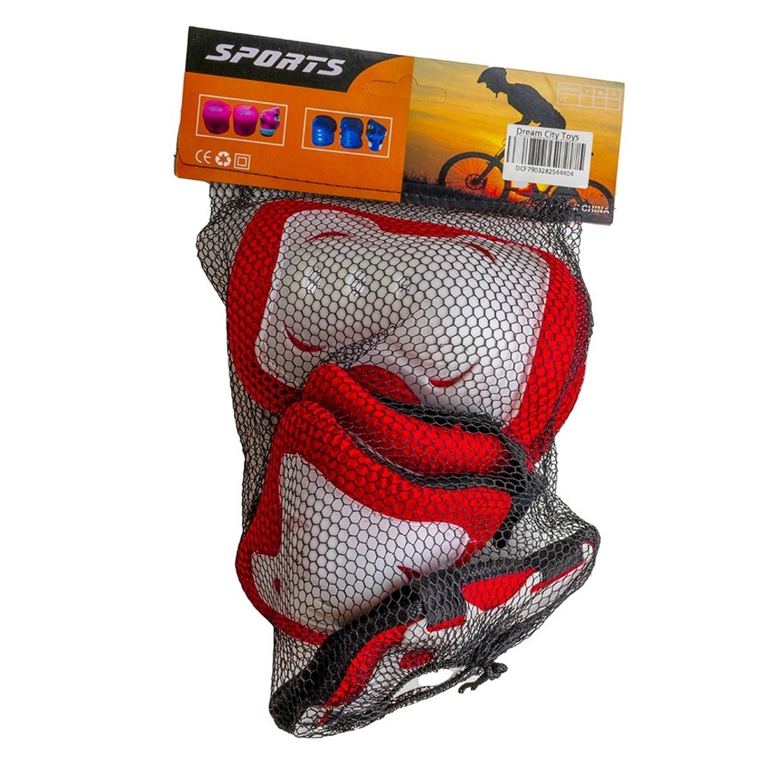 طقم سلامة الكوع والركبة - احمر - 023B