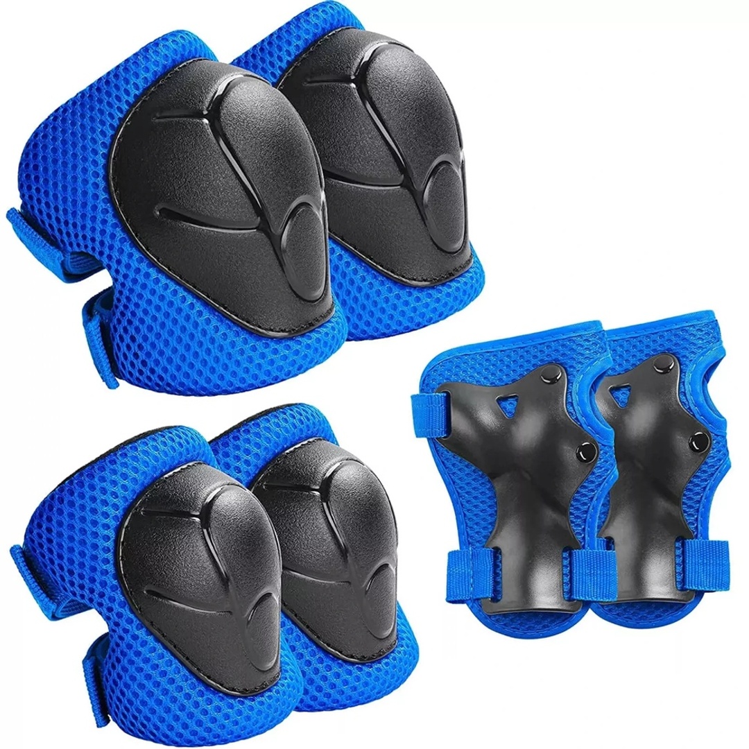 طقم حماية للركبة و الكوع - أزرق - HL-P01