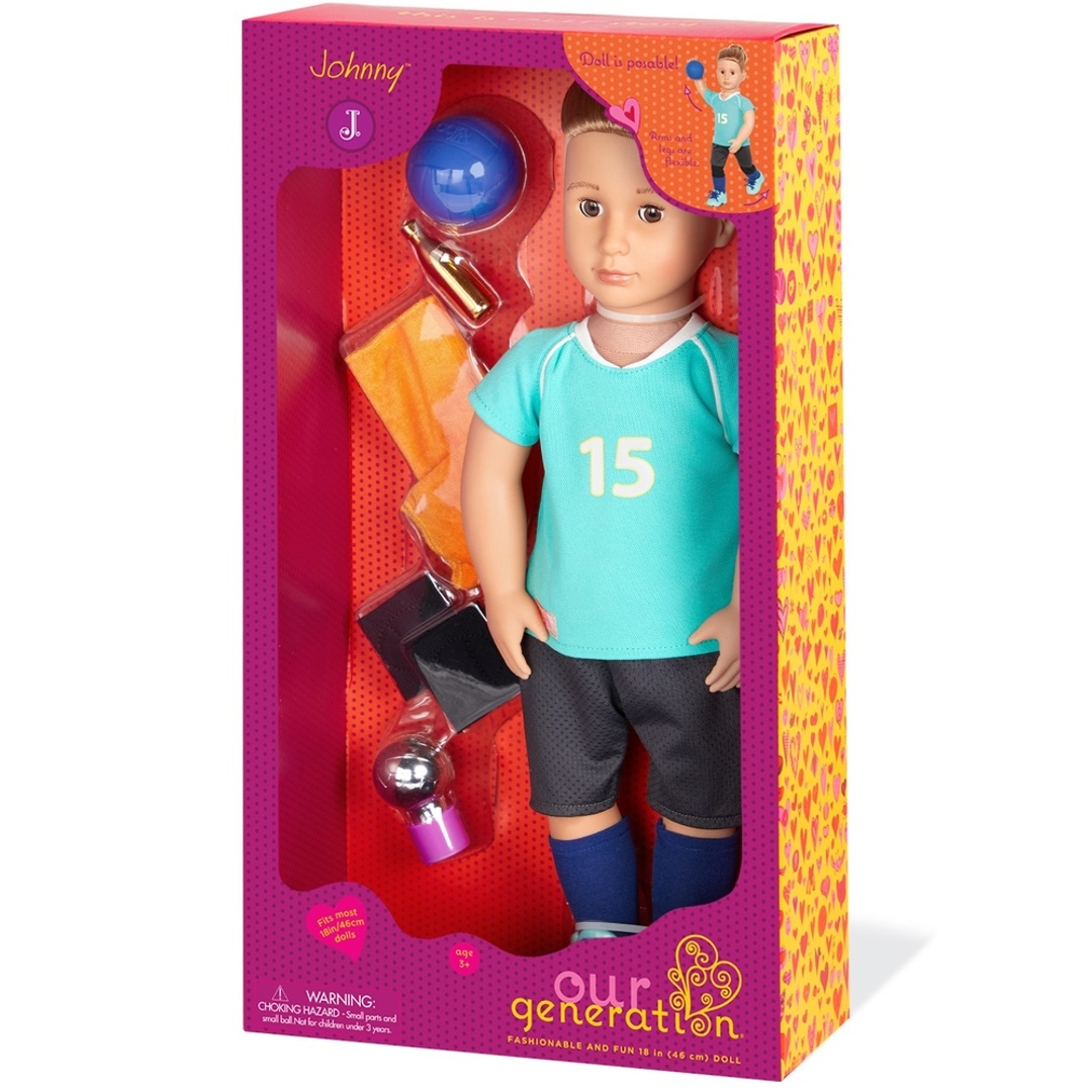 دمية جوني للكرة الطائرة 18 بوصة مع إكسسواراتها - BD31355Z