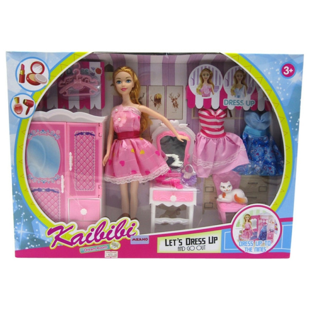 باربي كاي بيبي مع مجموعة فساتين BLD251