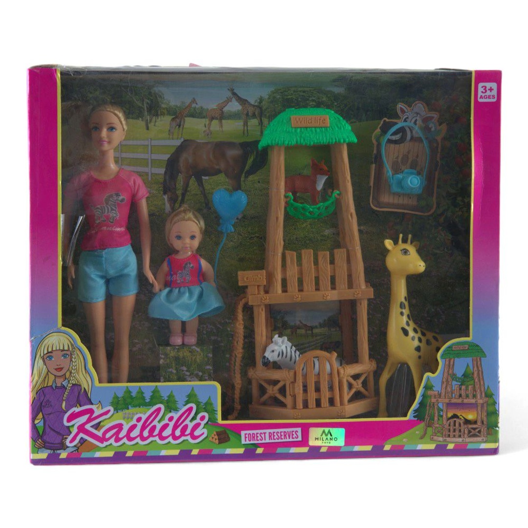 دمية كايبيبي مع الطفلة و الحيوانات - WG015