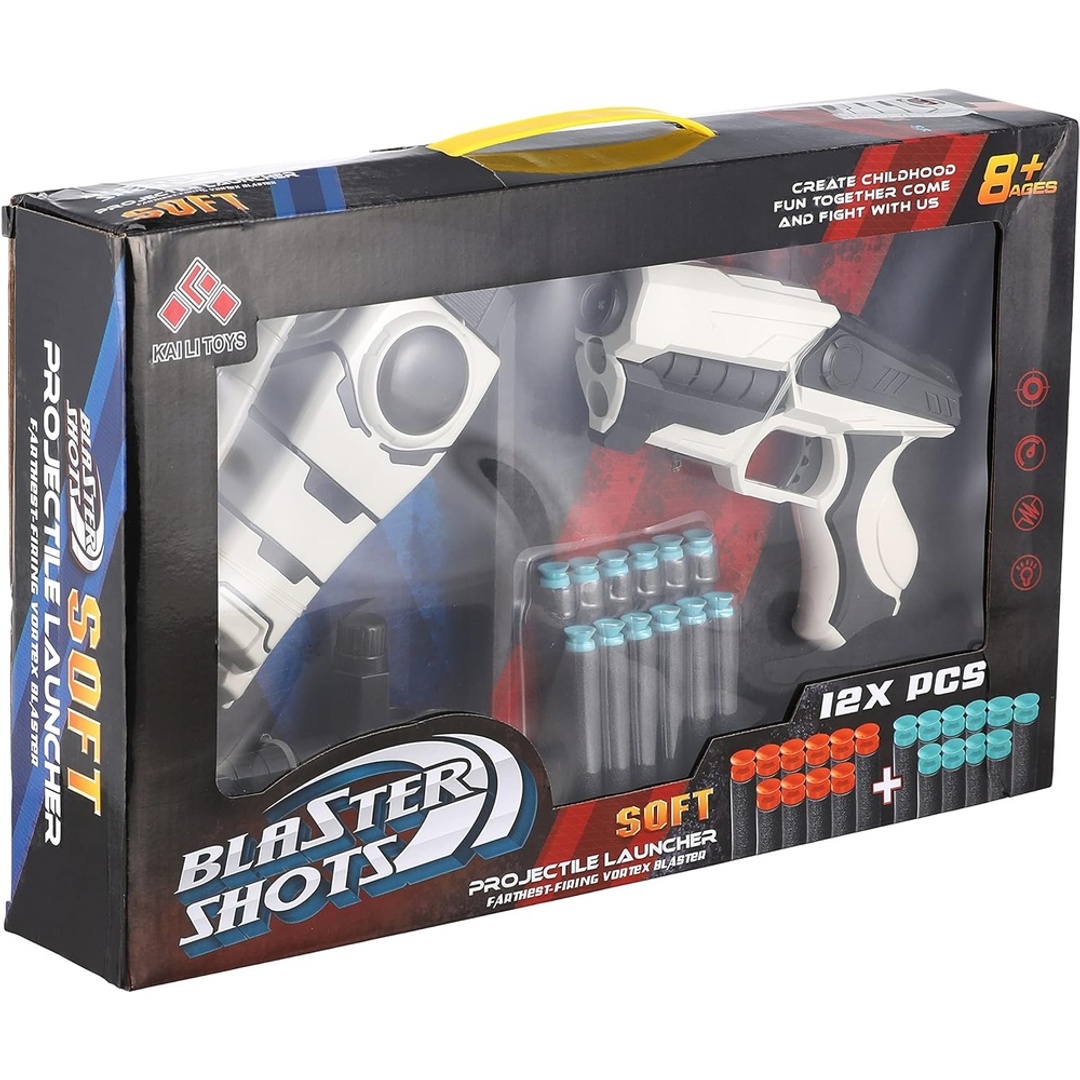 مسدس بلاستر مع قاذف طلقات 12 طلقة - SB574