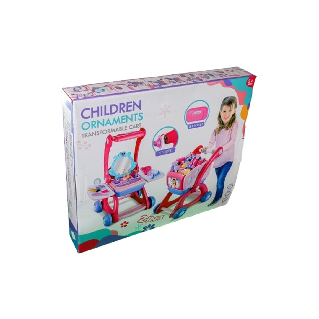 عربة تسوق متحولة الي تسريحة 2 في 1 - 009-029