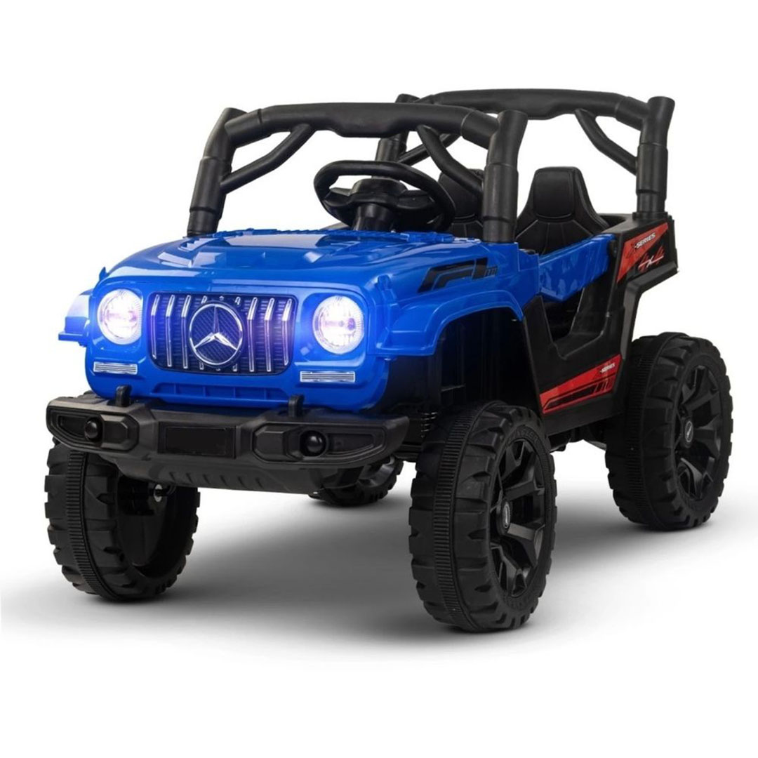 عربية اطفال كهربائية مع ريموت تحكم - أزرق - A-G63