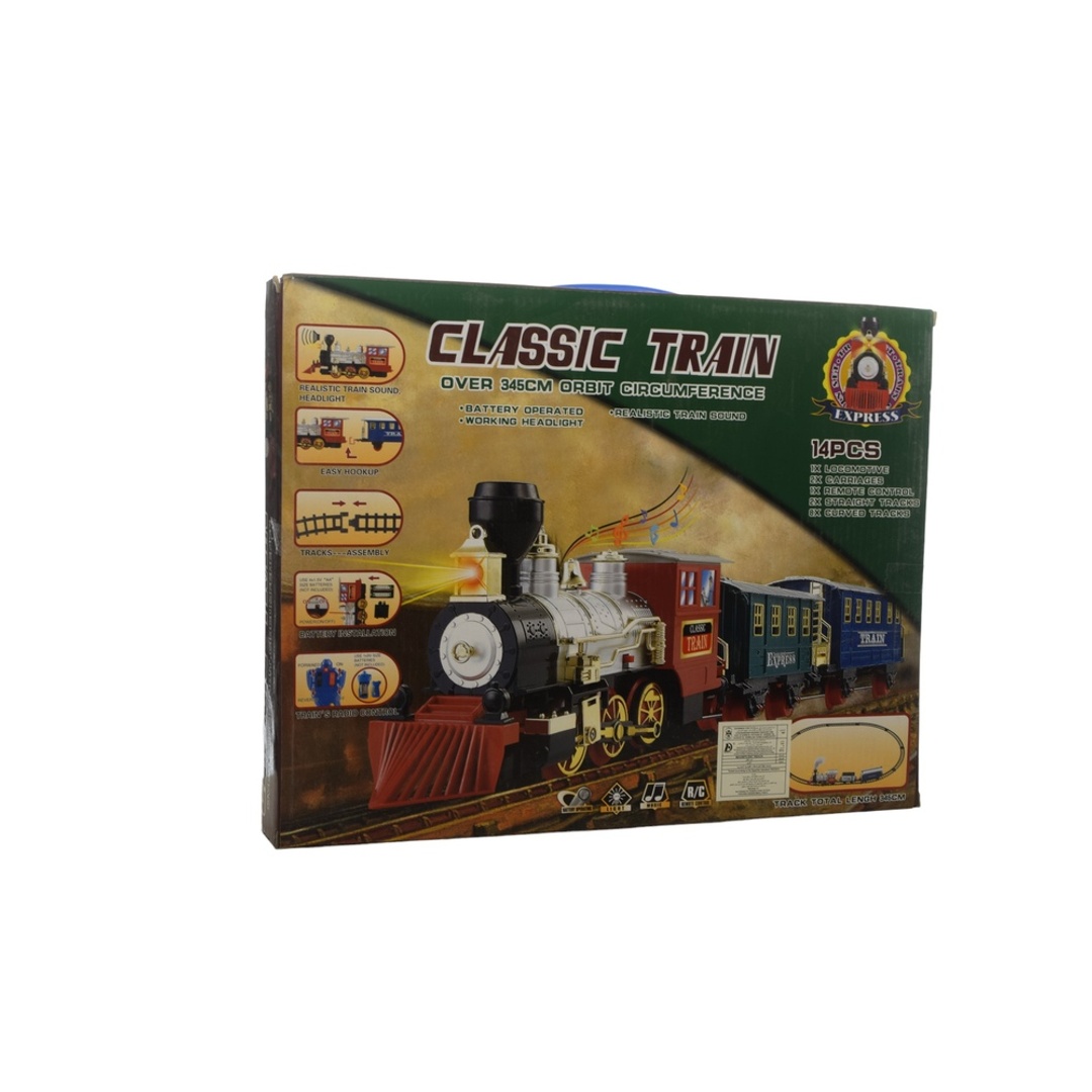 قطار كلاسيكي مع ريموت تحكم 14 قطعة - 187