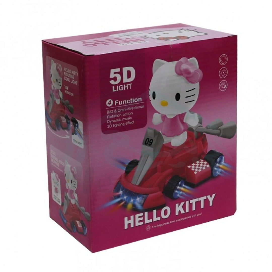 فانوس رمضان هالو كيتي علي شكل سيارة سباق - 337-2