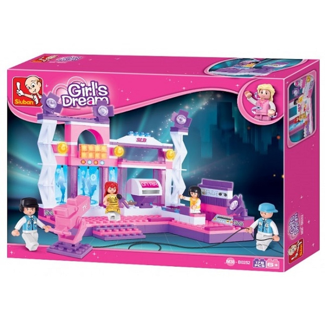 مكعبات مسرح الغناء - 176 قطعة - M38-B0252