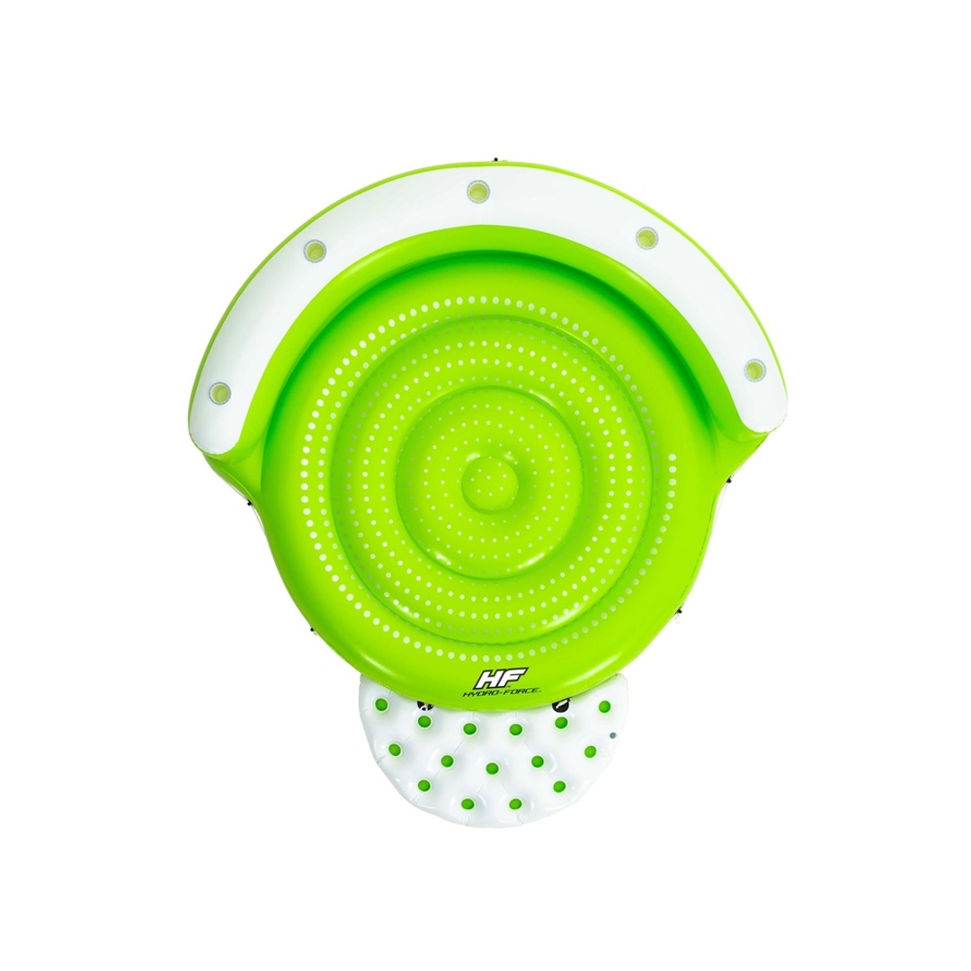 شاذلونج كبير يسع لخمسة افراد أخضر قابل للنفخ - 277x262 سم - 43120