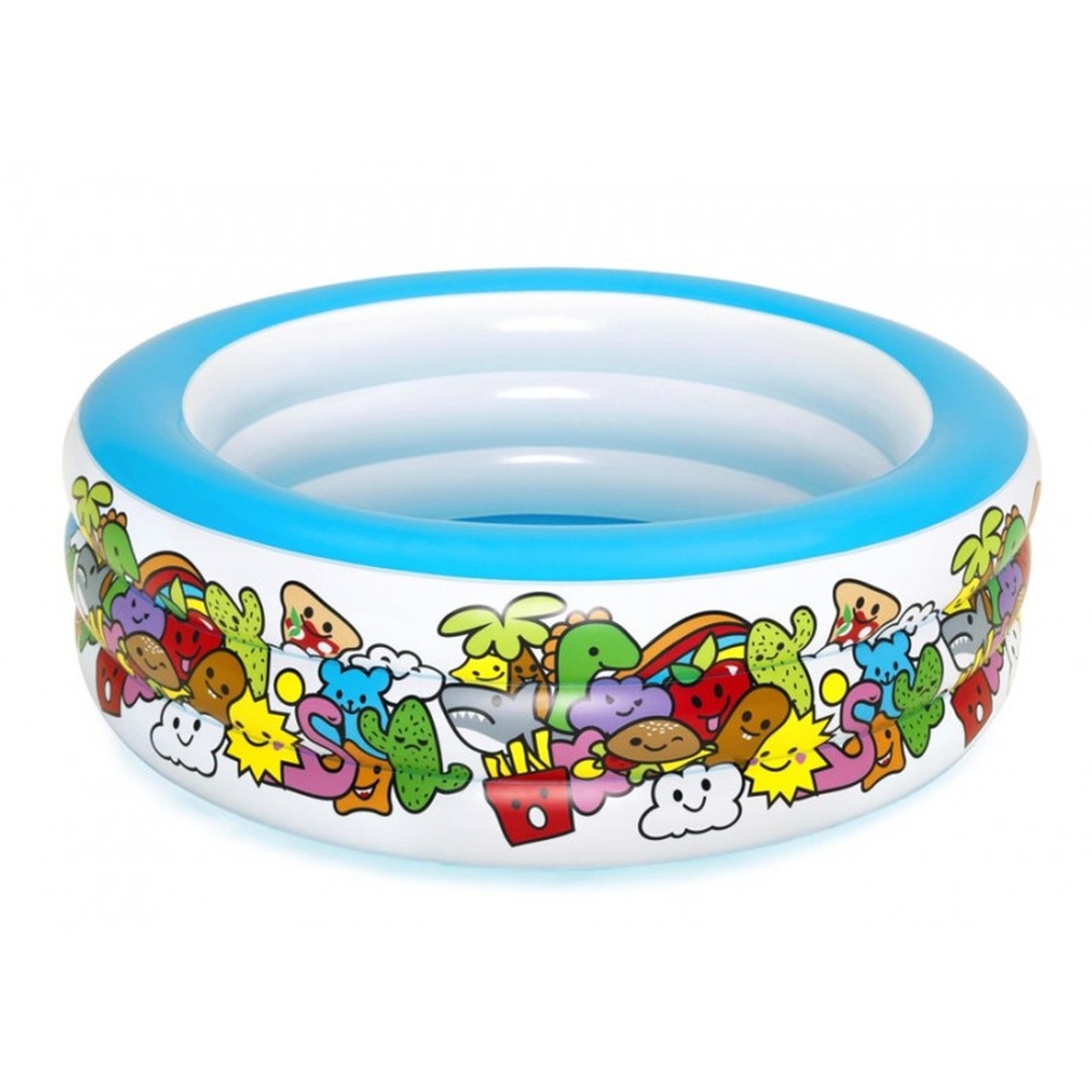 حوض السباحة للأطفال دائري قابل للنفخ - 196x53 سم - 51122