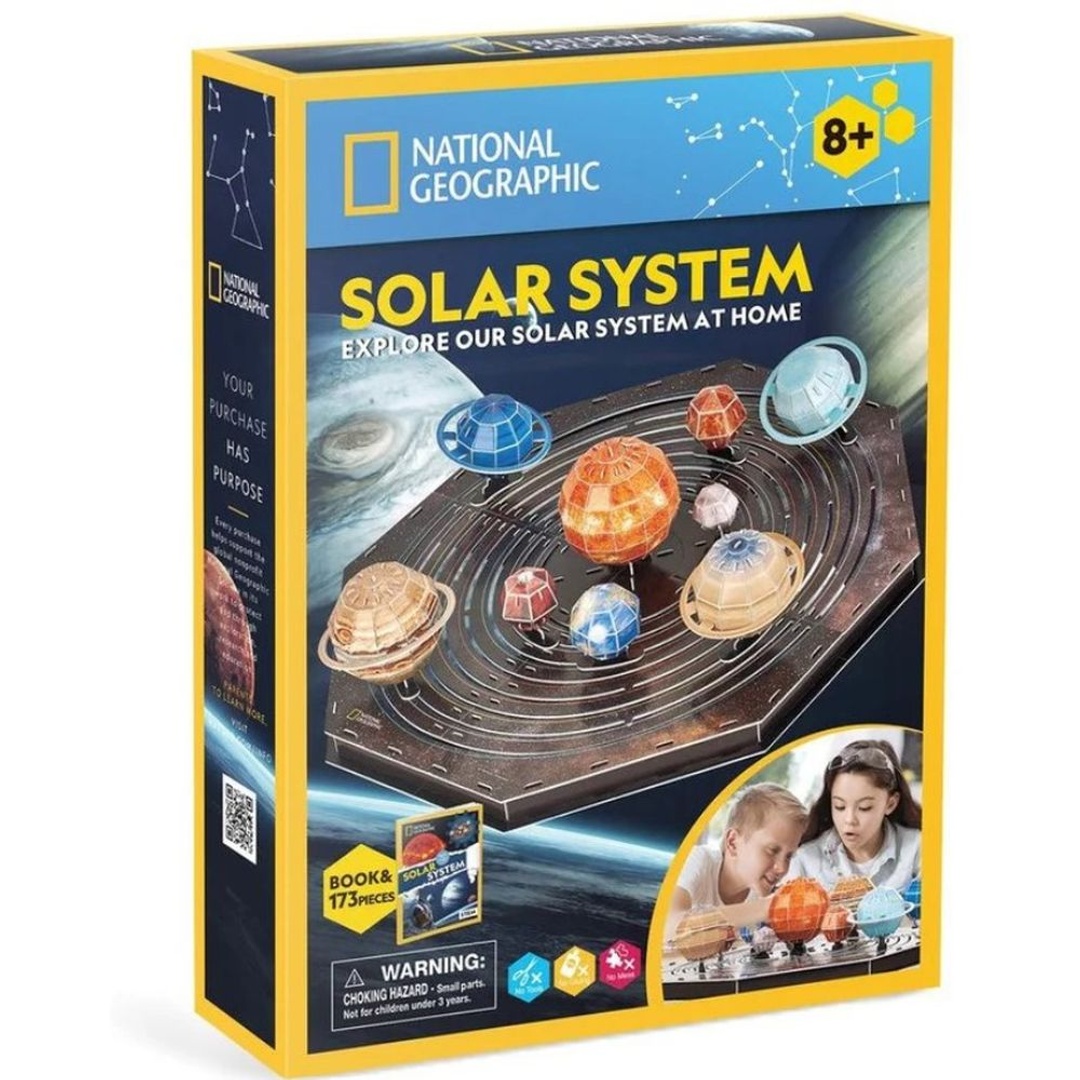 بازيل ناشيونال جيوغرافيك ثلاثية الابعاد لالنظام الشمسي 173 قطعة - DS1087h