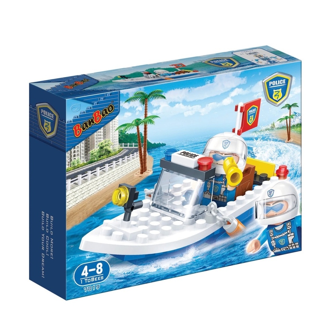 بازل قارب الشرطة المائي - 62 قطعة - 7019