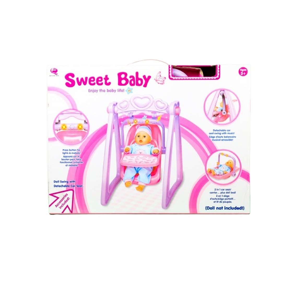 دمية مع أرجوحة مع مقعد قابل للفك - 25900