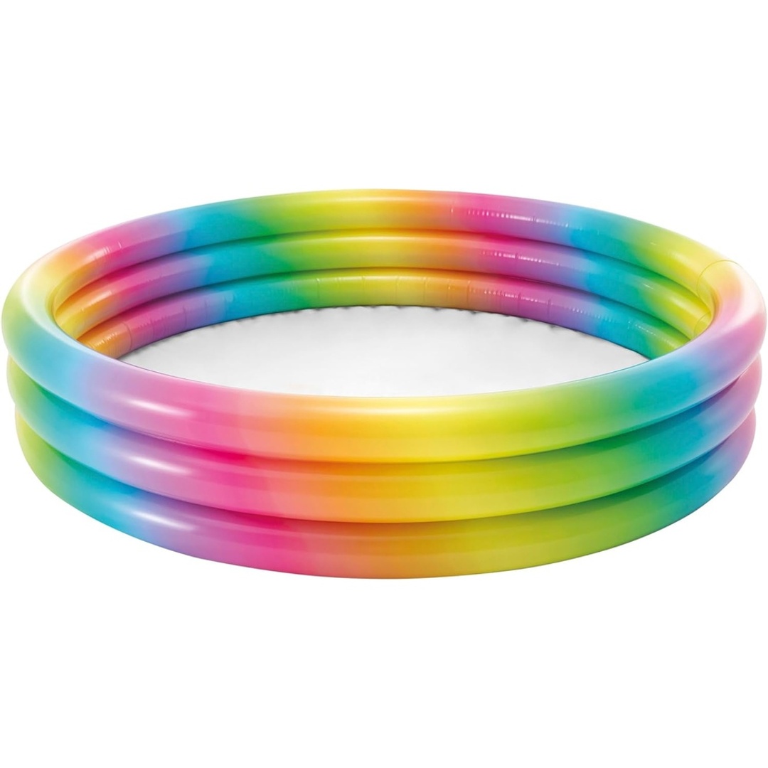 حوض سباحة بالوان قوس قزح للأطفال قابل للنفخ - 58439NP